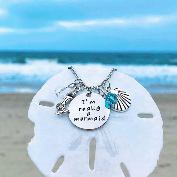 I'm Really A Mermaid Necklace - Picture 4 of 9